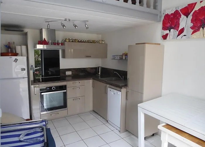 Pavillon Climatise 2 Pieces + Mezzanine, Terrasse, Parking Prive, A 400m De La - Fr-1-776-9 * アルジェレス・シュル・メール